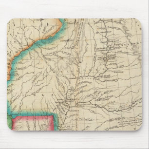 Karte des Gebiets Arkansas Mousepad