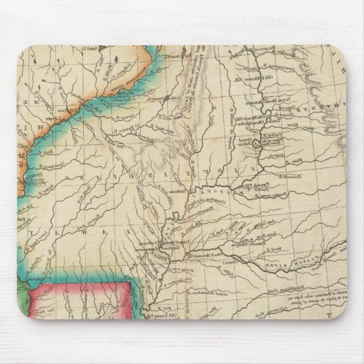Karte des Gebiets Arkansas Mousepad (Vorne)
