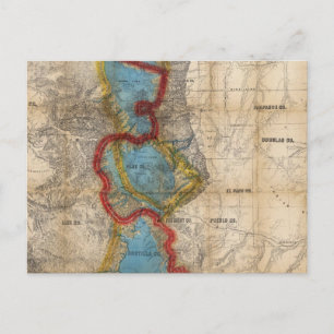 Karte des Gebiets Colorado