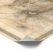 Karte des Gebiets Colorado Poster (Ecke)