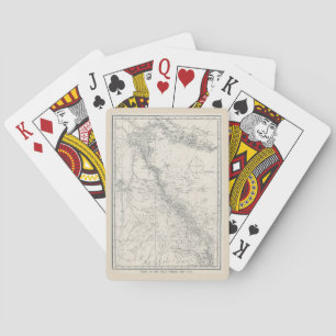Karte des Gebiets des Great Barrier Reef Spielkarten