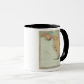 Karte des Gebiets Florida 2 Tasse (VorderseiteRechts)