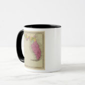 Karte des Gebiets Florida Tasse (Vorderseite Links)