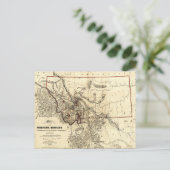 Karte des Gebiets Montana (1865) (Stehend Vorderseite)