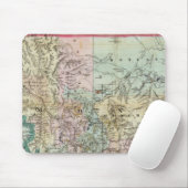 Karte des Gebiets Montana Mousepad (Mit Mouse)