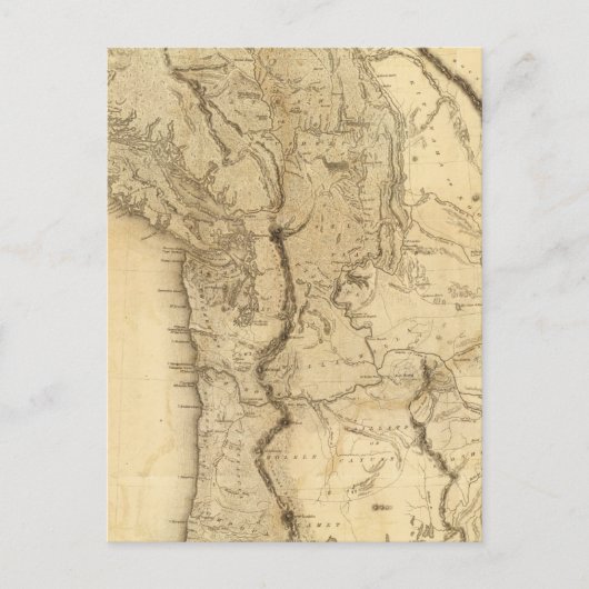 Karte des Gebiets Oregon (Vorderseite)