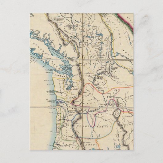 Karte des Gebiets Oregon 2 (Vorderseite)