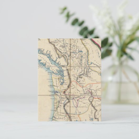 Karte des Gebiets Oregon 2 (Stehend Vorderseite)