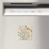 Karte des Gebiets Oregon 2 Magnet (In Situ (Geschirrspüler))