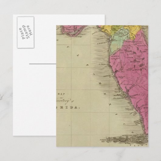 Karte des Gebiets von Florida (Vorne/Hinten)