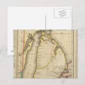 Karte des Gebiets von Michigan (Vorne/Hinten)