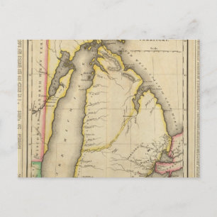 Karte des Gebiets von Michigan
