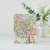 Karte des Gebiets von Montana (Stehend Vorderseite)