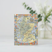 Karte des geschichtlichen Schottlands (Stehend Vorderseite)