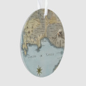 Karte des Golfs von Neapel und von Umgebung Ornament (Vorderseite)