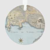 Karte des Golfs von Neapel und von Umgebung Ornament (Rückseite)