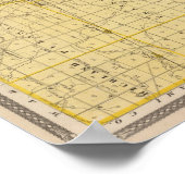 Karte des Grant-Landkreises Poster (Ecke)