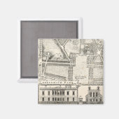 Karte des Greenwich Parks Magnet (Vorderseite/Rückseite)