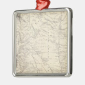 Karte des großen Chaco und der benachbarten Silbernes Ornament (Links)