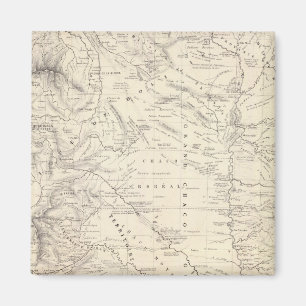 Karte des Großen Chaco und der Nachbarregionen Magnet