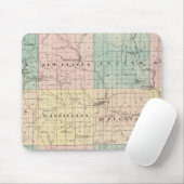 Karte des grünen Landkreises, Staat von Wisconsin Mousepad (Mit Mouse)