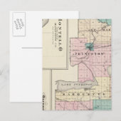 Karte des grünen Landkreises, Staat Wisconsin (Vorne/Hinten)