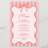 Karte des handgezogenen Multifunktionsmenüs (Vorderseite)