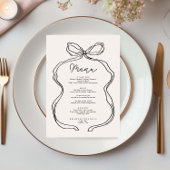 Karte des handgezogenen Multifunktionsmenüs