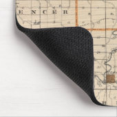 Karte des Harrison-Landkreises Mousepad (Ecke)