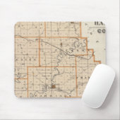Karte des Harrison-Landkreises Mousepad (Mit Mouse)