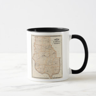 Karte des Harrison-Landkreises Tasse