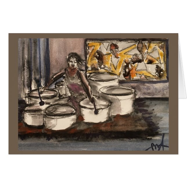 Karte "des heilenden Liedes" (Vorderseite (Horizontal))