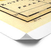 Karte des Heiligen Landes Israel von Bowen 1752 Poster (Ecke)