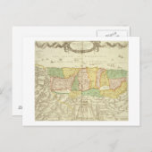 Karte des Heiligen Landes, Pub. von Jan Barend Elw (Vorne/Hinten)