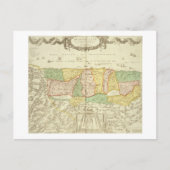 Karte des Heiligen Landes, Pub. von Jan Barend Elw (Vorderseite)