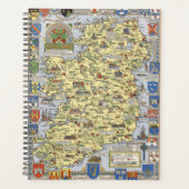 Karte des historischen Irlands Planer (Vorderseite)