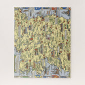 Karte des historischen Irlands Puzzle (Vertikal)