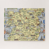 Karte des historischen Irlands Puzzle (Horizontal)