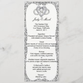 Karte des "Infinity Heart Wedding Menu" (Vorderseite)