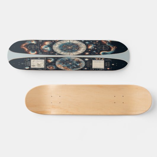 Karte des Interstellar-Navigators Skateboard (Horizontal)