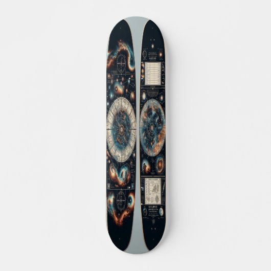 Karte des Interstellar-Navigators Skateboard (Vorne)