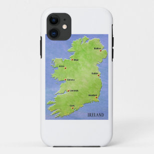 Karte des iPhone-Falls Irlands Case-Mate iPhone Hülle