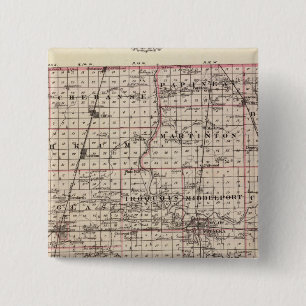 Karte des Iroquois-Landkreises Button