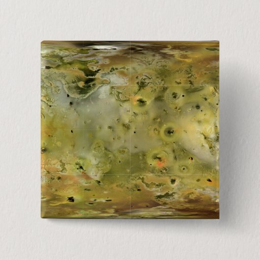 Karte des Jupitermonds Lo Button (Vorderseite)