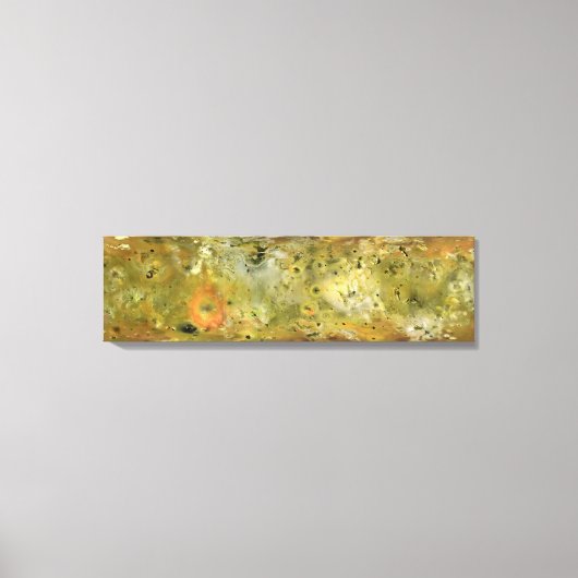 Karte des Jupitermonds Lo Leinwanddruck (Vorderseite)