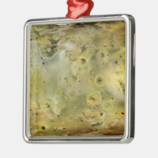 Karte des Jupitermonds Lo Ornament Aus Metall (Links)