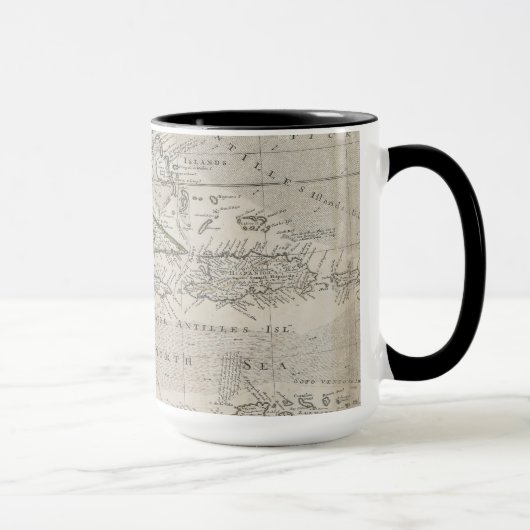 Karte des karibischen | 1715 tasse (Rechts)
