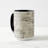 Karte des karibischen | 1715 tasse (Vorderseite Links)
