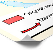 Karte des Khan-Reiches im 13. Jahrhundert Poster (Ecke)