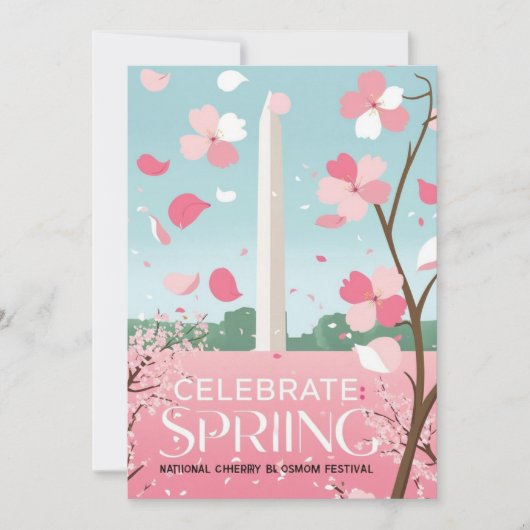 Karte des Kirschfestivals (Vorderseite)